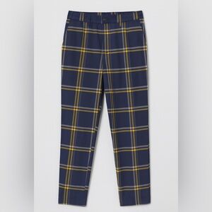 Urban Outfitters Blue Yellow Plaid Trousers Men’s Size 34 Button Fly Pants